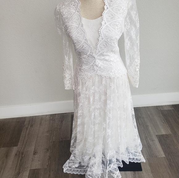 Jessica McClintock Dresses & Skirts - Jessica Mcclintock Gunne Sax Vintage Wedding Dress